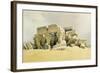 Ruins of the Temple of Kom Ombo, from "Egypt and Nubia", Vol.1 (Litho) (See also 84718)-David Roberts-Framed Giclee Print