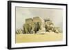 Ruins of the Temple of Kom Ombo, from "Egypt and Nubia", Vol.1 (Litho) (See also 84718)-David Roberts-Framed Giclee Print