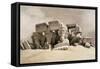 Ruins of the Temple of Kom-Ombo, Upper Egypt-David Roberts-Framed Stretched Canvas