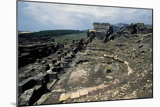 Ruins of the Theatre in Baelo Claudia, Andalusia, Spain-null-Mounted Giclee Print