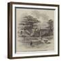 Ruins of the Titian Gallery, Blenheim Palace, Viewed from the Garden-null-Framed Giclee Print