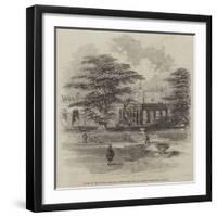Ruins of the Titian Gallery, Blenheim Palace, Viewed from the Garden-null-Framed Premium Giclee Print