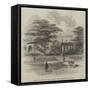 Ruins of the Titian Gallery, Blenheim Palace, Viewed from the Garden-null-Framed Stretched Canvas