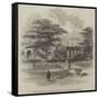 Ruins of the Titian Gallery, Blenheim Palace, Viewed from the Garden-null-Framed Stretched Canvas