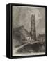 Ruins of the Tower of St Issey Church, Cornwall-null-Framed Stretched Canvas