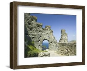 Ruins of Tintagel Castle-Ashley Cooper-Framed Photographic Print