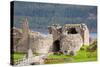 Ruins of Urquhart Castle at Loch Ness Inverness Highlands Scotland UK-vichie81-Stretched Canvas