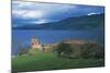Ruins of Urquhart Castle on the Banks of Loch Ness, Drumnadrochit, Scotland, Uk-null-Mounted Photographic Print