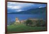 Ruins of Urquhart Castle on the Banks of Loch Ness, Drumnadrochit, Scotland, Uk-null-Framed Photographic Print