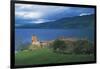 Ruins of Urquhart Castle on the Banks of Loch Ness, Drumnadrochit, Scotland, Uk-null-Framed Photographic Print
