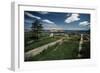 Ruins of Villa Delle Grotte with San Giovanni in Background-null-Framed Giclee Print