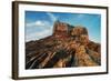 Ruins of Volterraio Fortress-null-Framed Giclee Print