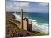 Ruins of Wheal Coates Tin Mine Engine House, Near St Agnes, Cornwall, England-Stuart Black-Mounted Photographic Print