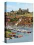 Ruins of Whitby Abbey Above Whitby on North Yorkshire Coast in Northern England, United Kingdom-Miva Stock-Stretched Canvas