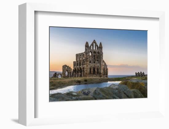 Ruins of Whitby Abbey England-null-Framed Art Print