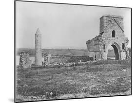 Ruins on Devenish Island, Lough Erne, Ireland, C.1890-Robert French-Mounted Giclee Print