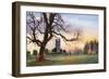 Ruins on the Hill of Slane, County Meath, Ireland, 1924-1926-MC Green-Framed Giclee Print