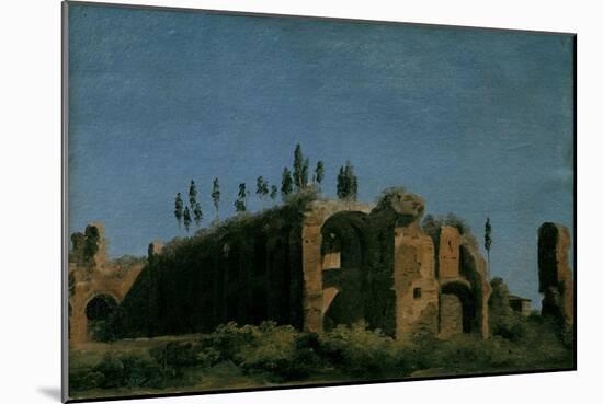 Ruins on the Palatine-Pierre Henri de Valenciennes-Mounted Giclee Print