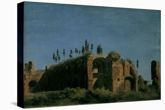 Ruins on the Palatine-Pierre Henri de Valenciennes-Stretched Canvas