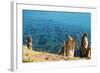 Ruins Underwater of Roman Houses, Les Aiguilles, Tabarka, Tunisia, North Africa-Nico Tondini-Framed Photographic Print