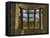 Ruins Window-Irene Suchocki-Framed Stretched Canvas