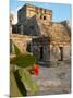 Ruins with Sun Setting on Buildings of Tulum, Mexico-Lisa S. Engelbrecht-Mounted Photographic Print