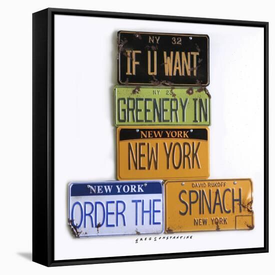 Rukoff Greenery Spinach-Gregory Constantine-Framed Stretched Canvas