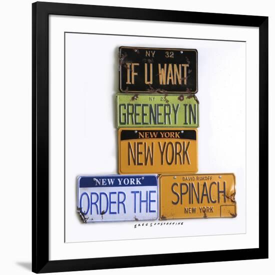 Rukoff Greenery Spinach-Gregory Constantine-Framed Giclee Print