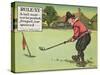 Rule Vi: a Ball Must Not be Pushed, Scraped Nor Spooned, from "Rules of Golf," Published circa 1905-Charles Crombie-Stretched Canvas