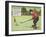 Rule Vi: a Ball Must Not be Pushed, Scraped Nor Spooned, from "Rules of Golf," Published circa 1905-Charles Crombie-Framed Giclee Print
