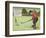 Rule Vi: a Ball Must Not be Pushed, Scraped Nor Spooned, from "Rules of Golf," Published circa 1905-Charles Crombie-Framed Giclee Print