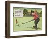 Rule Vi: a Ball Must Not be Pushed, Scraped Nor Spooned, from "Rules of Golf," Published circa 1905-Charles Crombie-Framed Premium Giclee Print