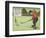 Rule Vi: a Ball Must Not be Pushed, Scraped Nor Spooned, from "Rules of Golf," Published circa 1905-Charles Crombie-Framed Premium Giclee Print