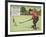 Rule Vi: a Ball Must Not be Pushed, Scraped Nor Spooned, from "Rules of Golf," Published circa 1905-Charles Crombie-Framed Giclee Print