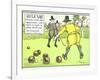 Rule VIII: Unless with the Opponents Consent a Ball in Play Shall Not be Moved-Charles Crombie-Framed Giclee Print