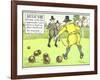 Rule VIII: Unless with the Opponents Consent a Ball in Play Shall Not be Moved-Charles Crombie-Framed Giclee Print