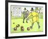 Rule VIII: Unless with the Opponents Consent a Ball in Play Shall Not be Moved-Charles Crombie-Framed Giclee Print