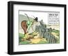 Rule XII: When a Balls Lies in or Touches a Hazard, Nothing Shall be Done to Improve Its Lie-Charles Crombie-Framed Premium Giclee Print