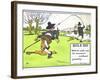 Rule XIII: Worm Casts May be Removed...Without Penalty..., from "Rules of Golf," Published c. 1905-Charles Crombie-Framed Giclee Print