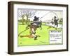 Rule XIII: Worm Casts May be Removed...Without Penalty..., from "Rules of Golf," Published c. 1905-Charles Crombie-Framed Giclee Print