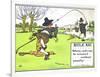 Rule XIII: Worm Casts May be Removed...Without Penalty..., from "Rules of Golf," Published c. 1905-Charles Crombie-Framed Giclee Print