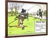 Rule XIII: Worm Casts May be Removed...Without Penalty..., from "Rules of Golf," Published c. 1905-Charles Crombie-Framed Giclee Print