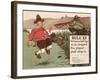 Rule XV: When a Ball Has to Be Dropped the Player Shall Drop It, from 'Rules of Golf', Published…-Charles Crombie-Framed Giclee Print