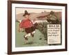 Rule XV: When a Ball Has to Be Dropped the Player Shall Drop It, from 'Rules of Golf', Published…-Charles Crombie-Framed Giclee Print