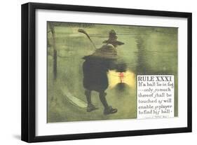 Rule XXXI: If a Ball Lie in Fog-Charles Crombie-Framed Giclee Print