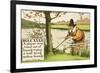 Rule XXXII: A Player May Stand out of Bounds to Play a Ball Lying Within Bounds, from Rules of Golf-Charles Crombie-Framed Giclee Print