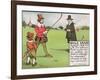 Rule XXXIII: A Player Shall Not Ask for Advice from Anyone But His...Caddie-Charles Crombie-Framed Giclee Print