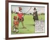 Rule XXXIII: A Player Shall Not Ask for Advice from Anyone But His...Caddie-Charles Crombie-Framed Giclee Print