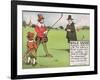 Rule XXXIII: A Player Shall Not Ask for Advice from Anyone But His...Caddie-Charles Crombie-Framed Giclee Print