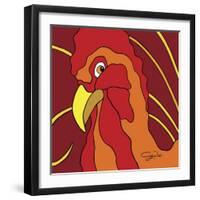 Ruler Of The Roost-Cindy Wider-Framed Giclee Print